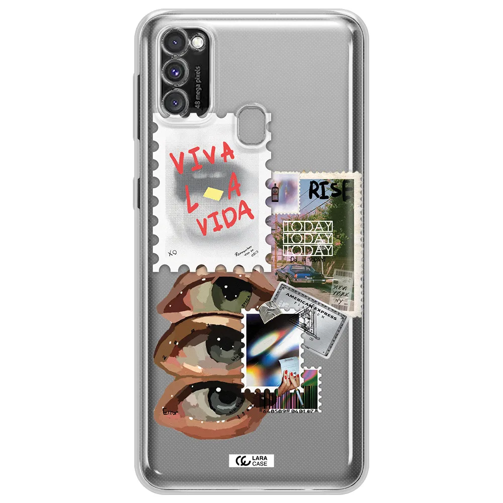 Stamp Samsung M30S Clear TPU Case
