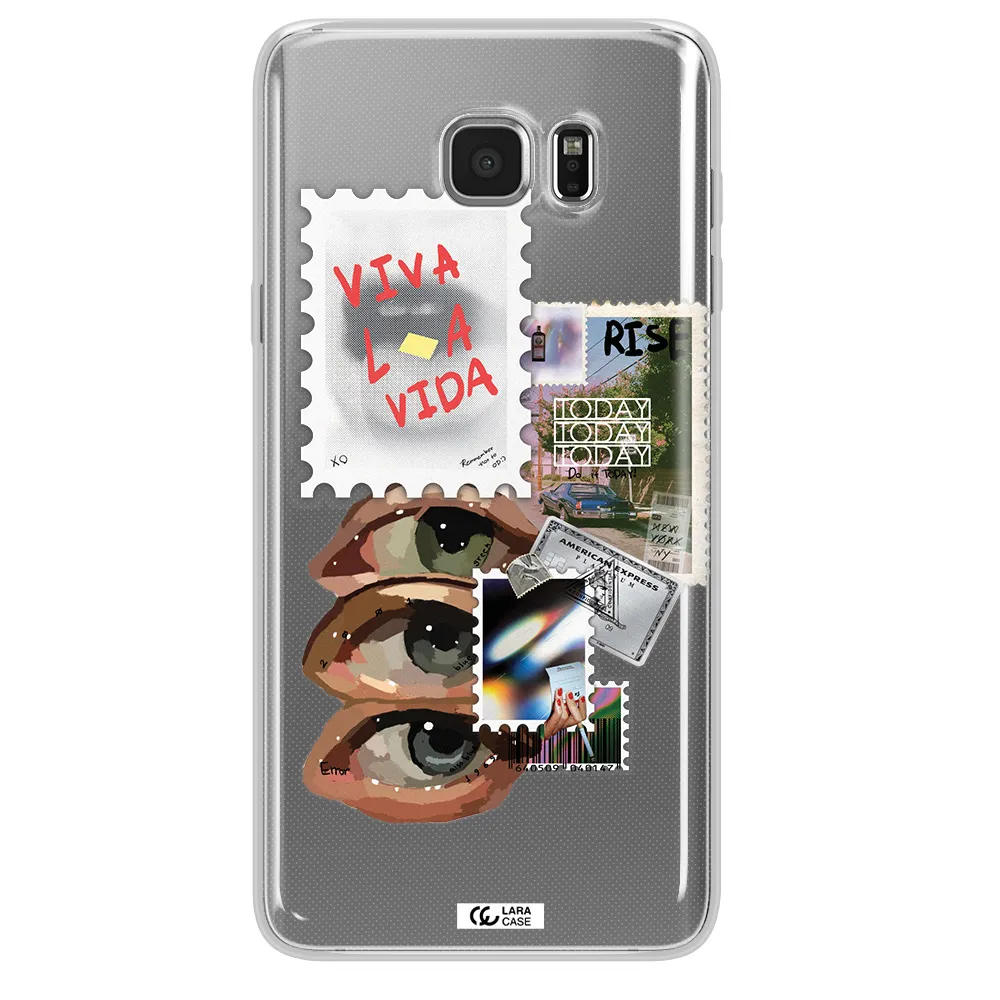 Stamp Samsung Note 5 Clear TPU Case