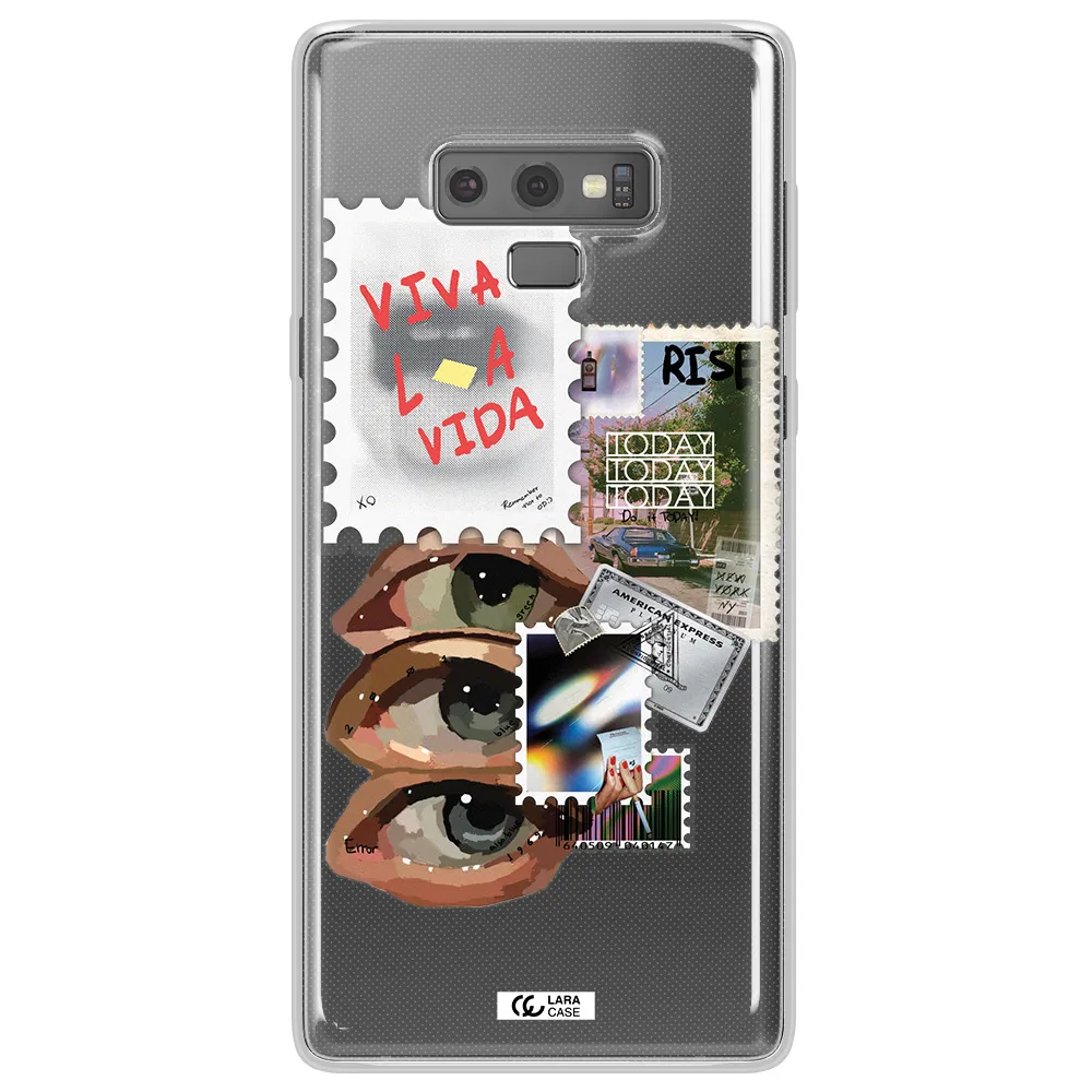 Stamp Samsung Note 9 Clear TPU Case
