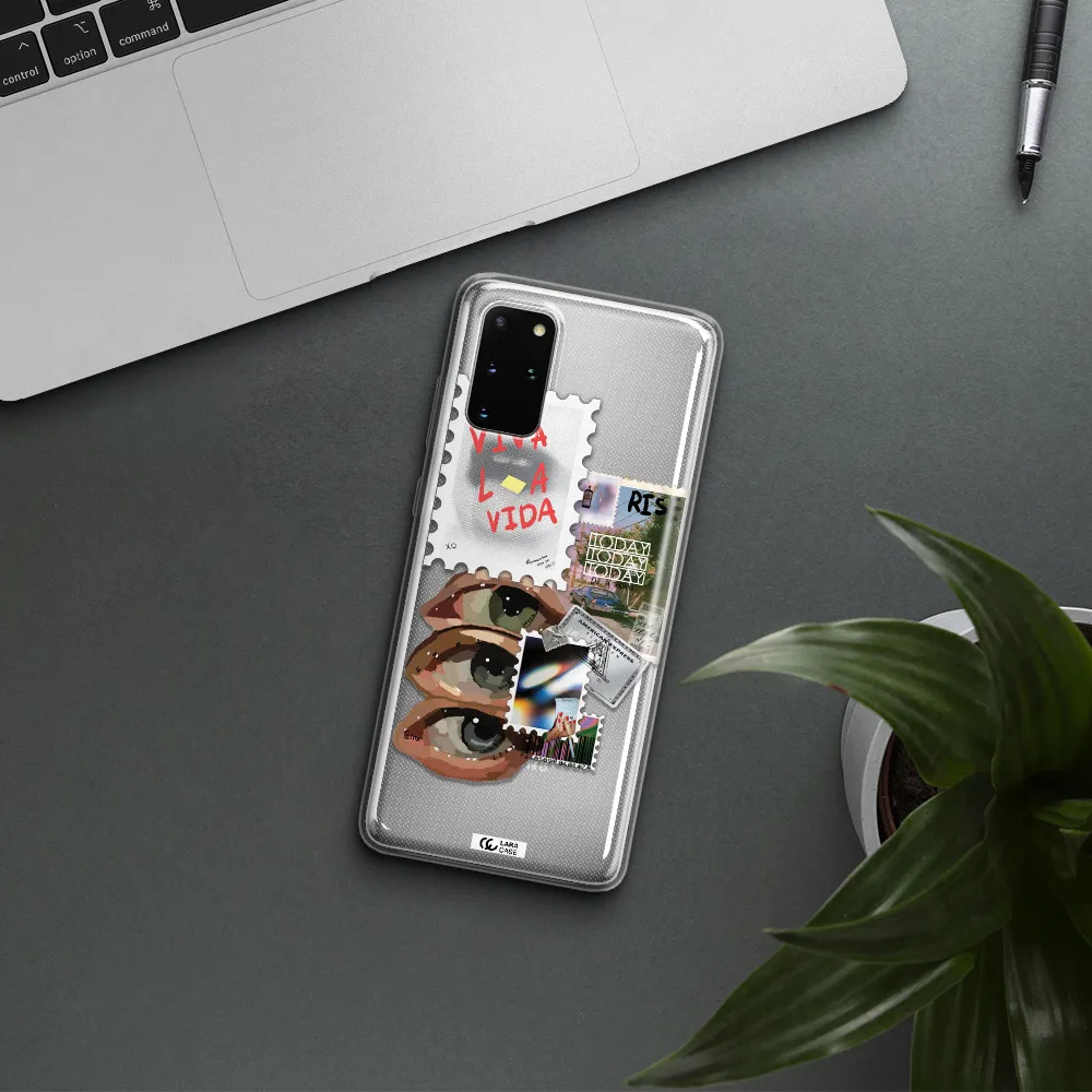Stamp Samsung S 20 Plus Clear TPU Case