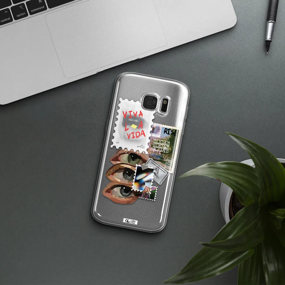 Stamp Samsung S 7 Clear TPU Case