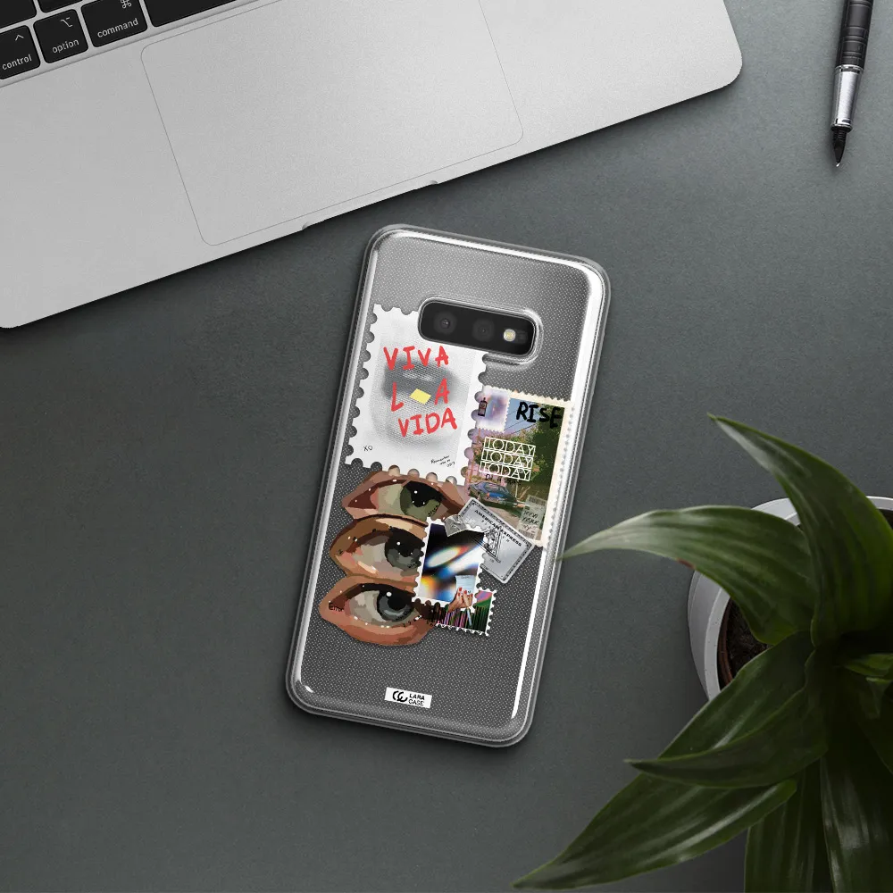 Stamp Samsung S10e Clear TPU Case