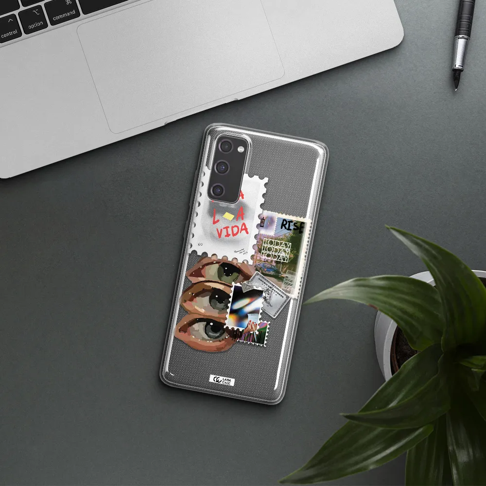 Stamp Samsung S20 Fe Clear TPU Case