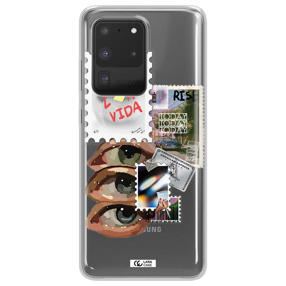 Stamp Samsung S20 Ultra Clear TPU Case