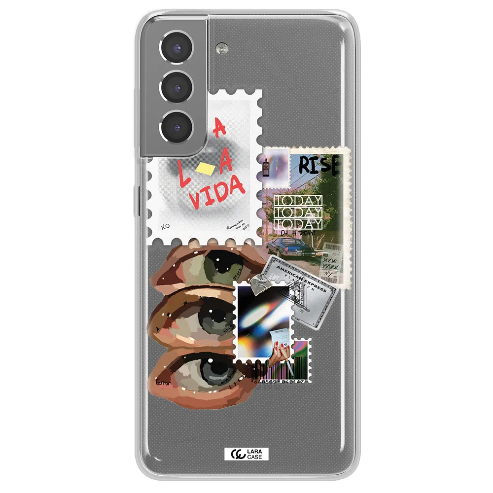 Stamp Samsung S21 Clear TPU Case