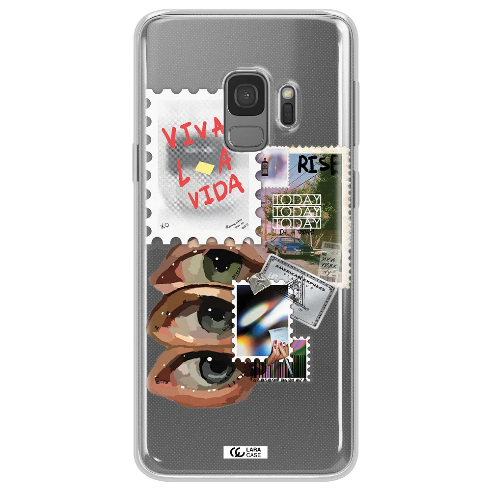 Stamp Samsung S9 Clear TPU Case