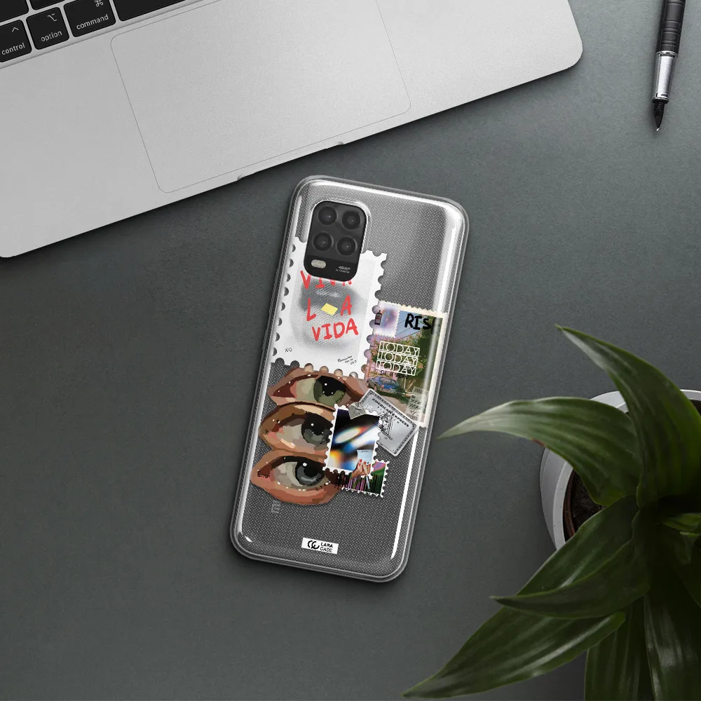 Stamp Xiaomi Mi 10 Lite Clear TPU Case