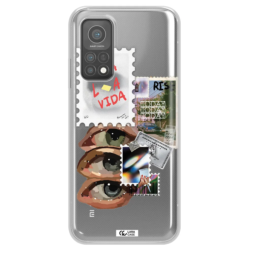 Stamp Xiaomi Mi 10 T Pro Clear TPU Case