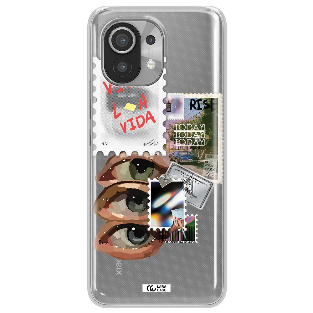 Stamp Xiaomi Mi 11 Clear TPU Case