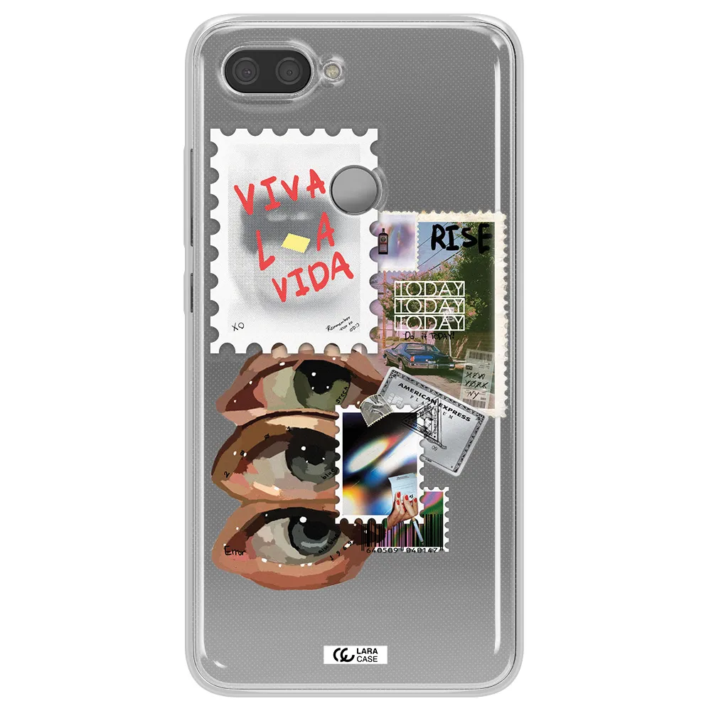 Stamp Xiaomi Mi 8 Lite Clear TPU Case