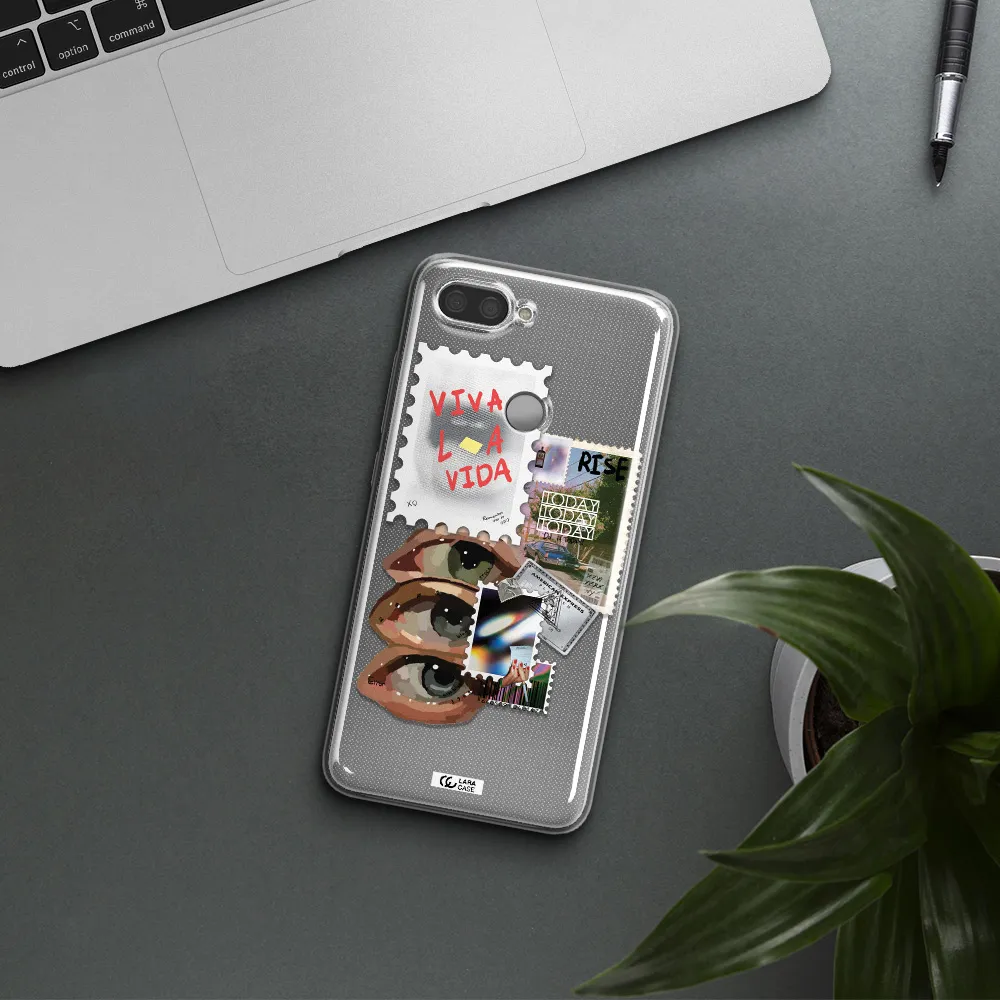 Stamp Xiaomi Mi 8 Lite Clear TPU Case