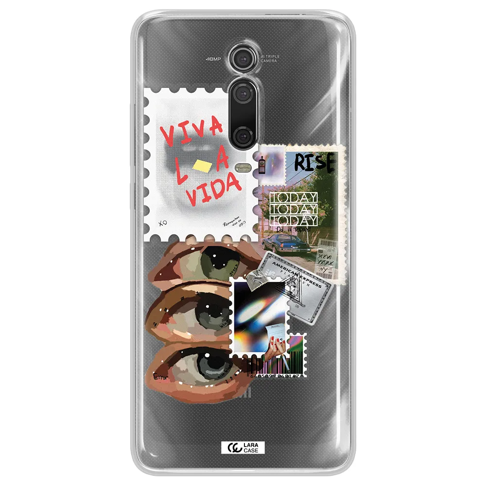 Stamp Xiaomi Mi 9T Clear TPU Case