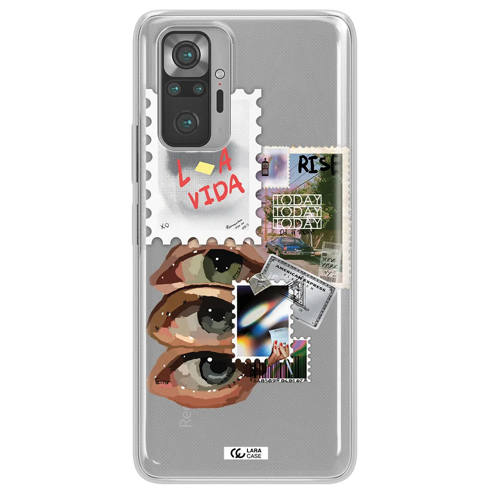 Stamp Xiaomi Note 10 Pro Clear TPU Case
