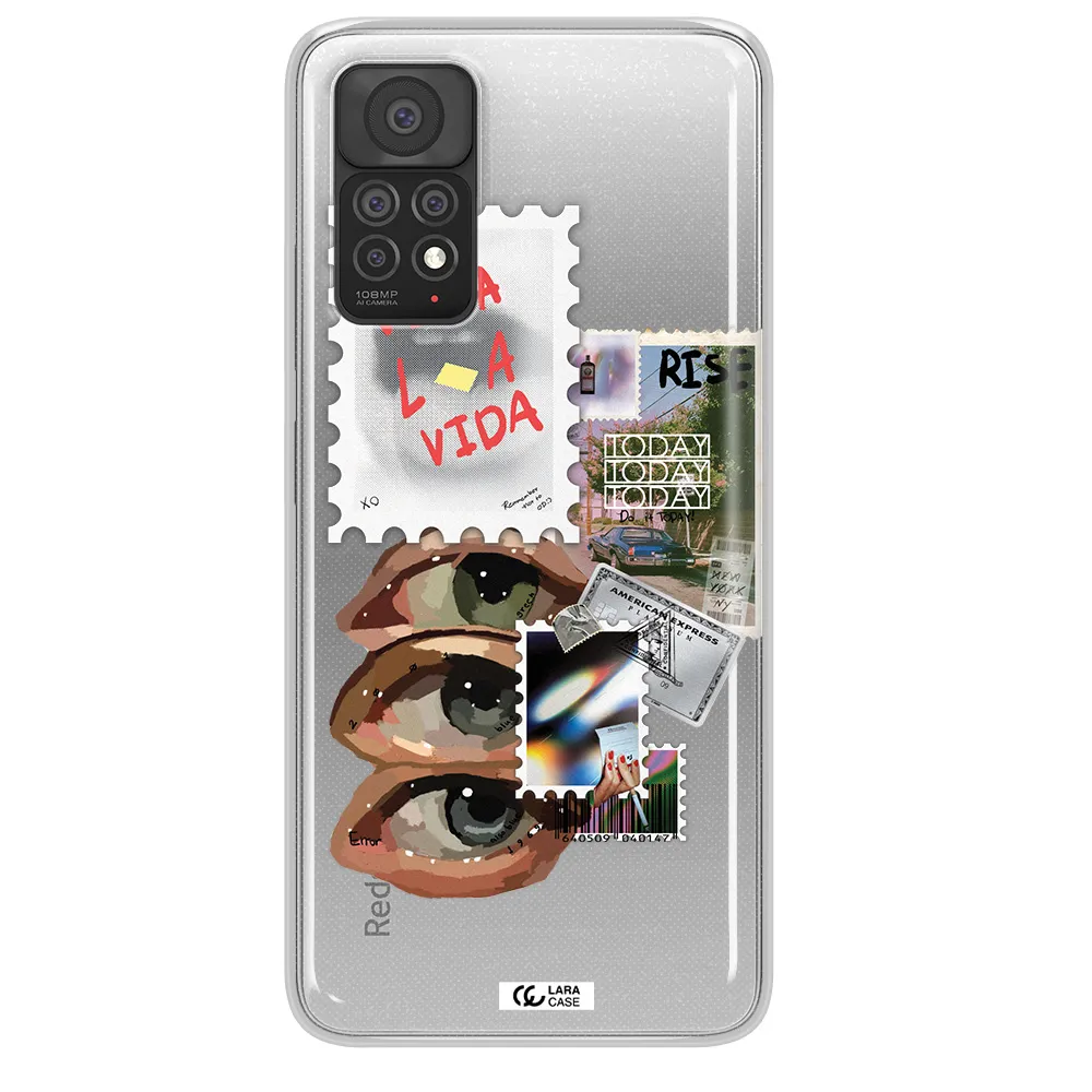 Stamp Xiaomi Note 11 Pro Clear TPU Case