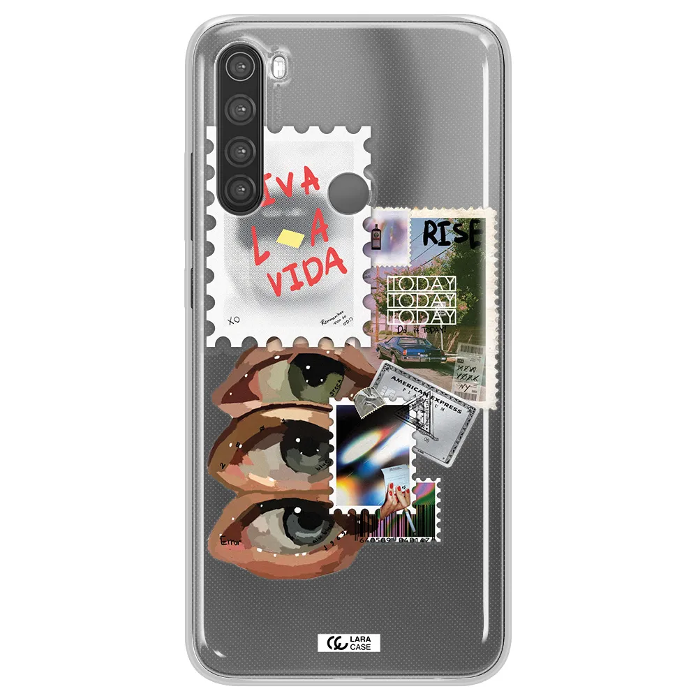 Stamp Xiaomi Note 8 Clear TPU Case