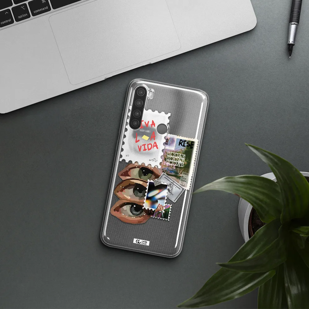 Stamp Xiaomi Note 8 Clear TPU Case