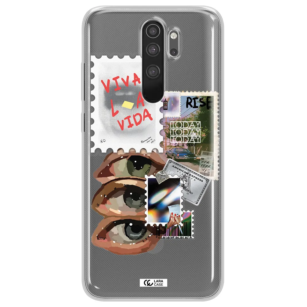 Stamp Xiaomi Note 8 Pro Clear TPU Case