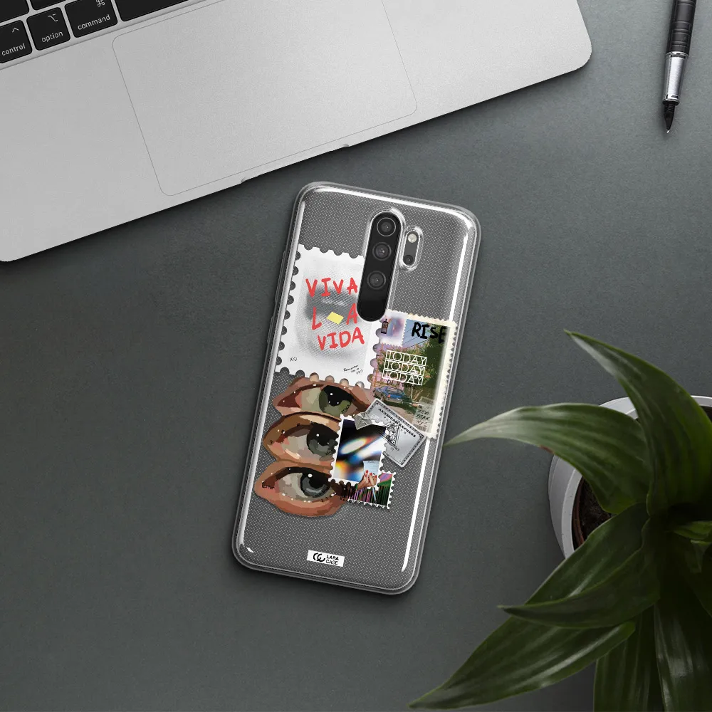 Stamp Xiaomi Note 8 Pro Clear TPU Case