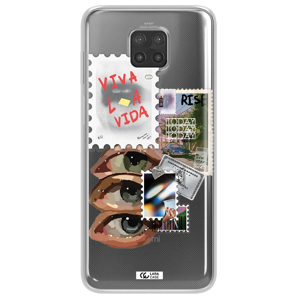 Stamp Xiaomi Note 9 Pro Clear TPU Case