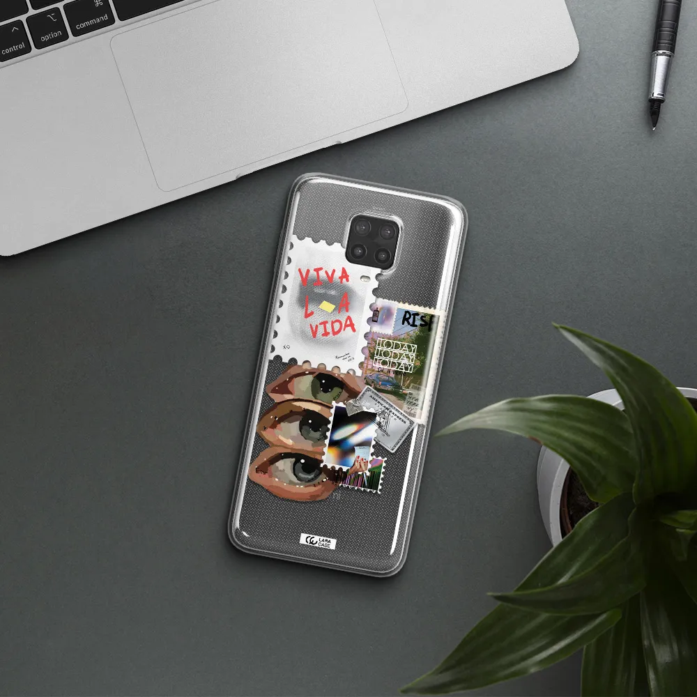 Stamp Xiaomi Note 9 Pro Clear TPU Case