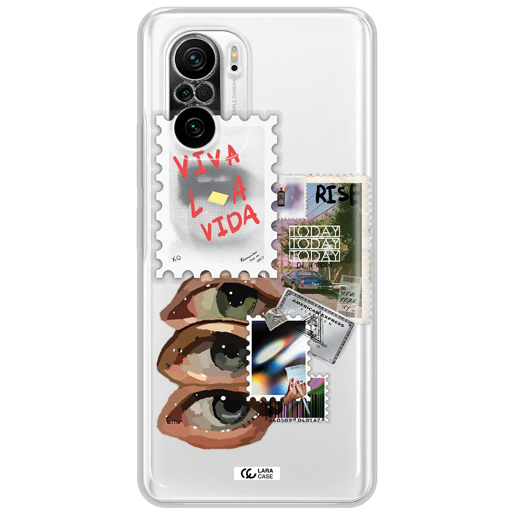 Stamp Xiaomi Poco F3 Clear Tpu Case