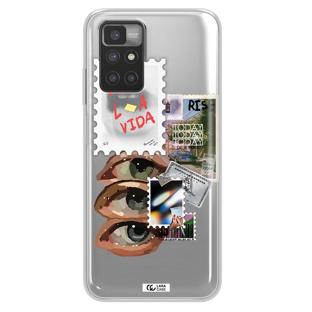 Stamp Xiaomi Redmi 10 Clear TPU Case