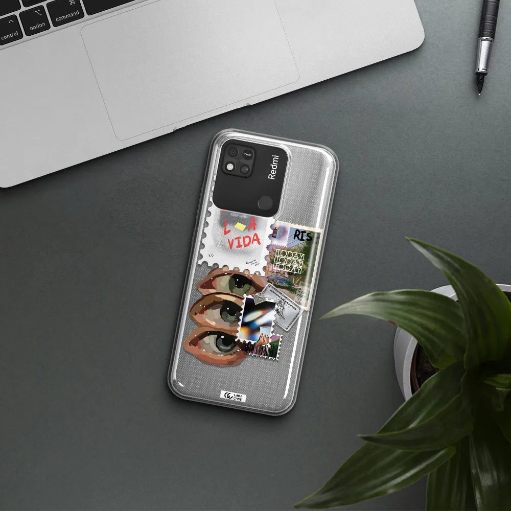 Stamp Xiaomi Redmi 10A Clear TPU Case