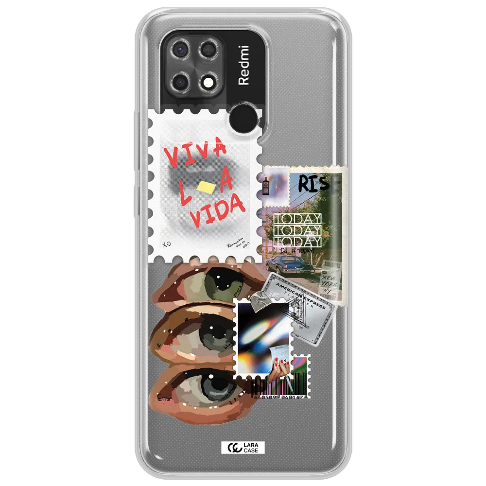 Stamp Xiaomi Redmi 10C Clear TPU Case