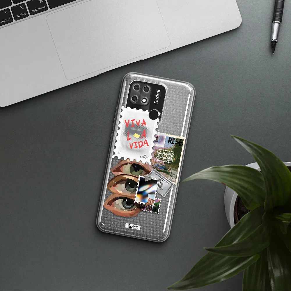 Stamp Xiaomi Redmi 10C Clear TPU Case