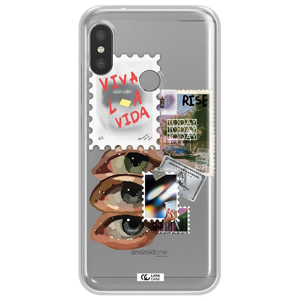 Stamp Xiaomi Redmi 6 Pro Clear TPU Case
