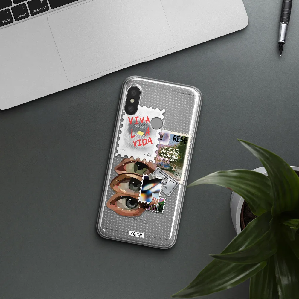 Stamp Xiaomi Redmi 6 Pro Clear TPU Case