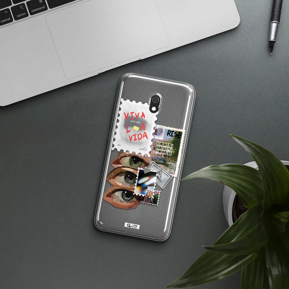 Stamp Xiaomi Redmi 8A Clear TPU Case