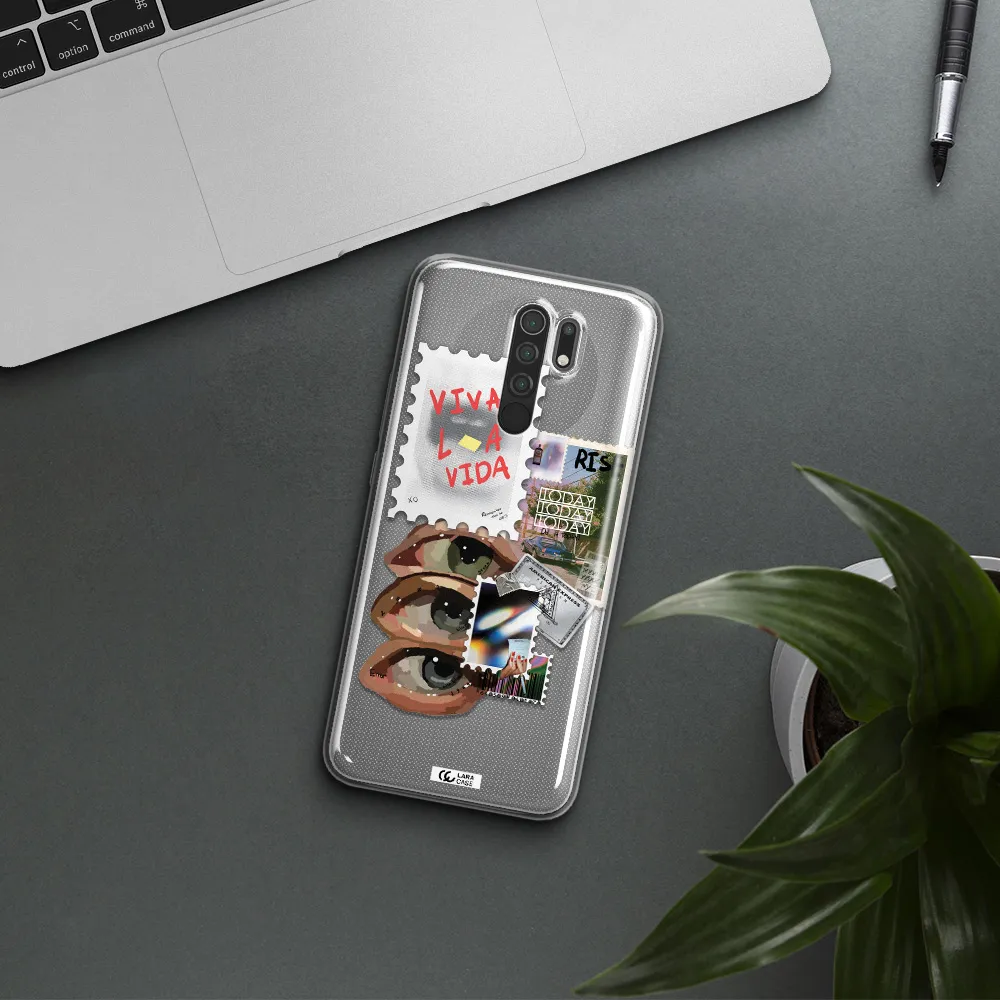 Stamp Xiaomi Redmi 9 Clear TPU Case