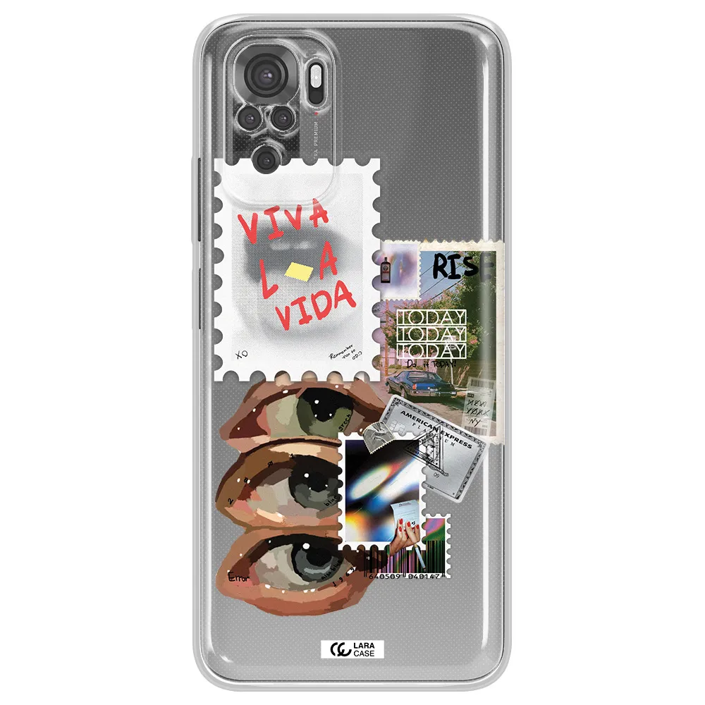 Stamp Xiaomi Redmi Note 10S Clear Tpu Case