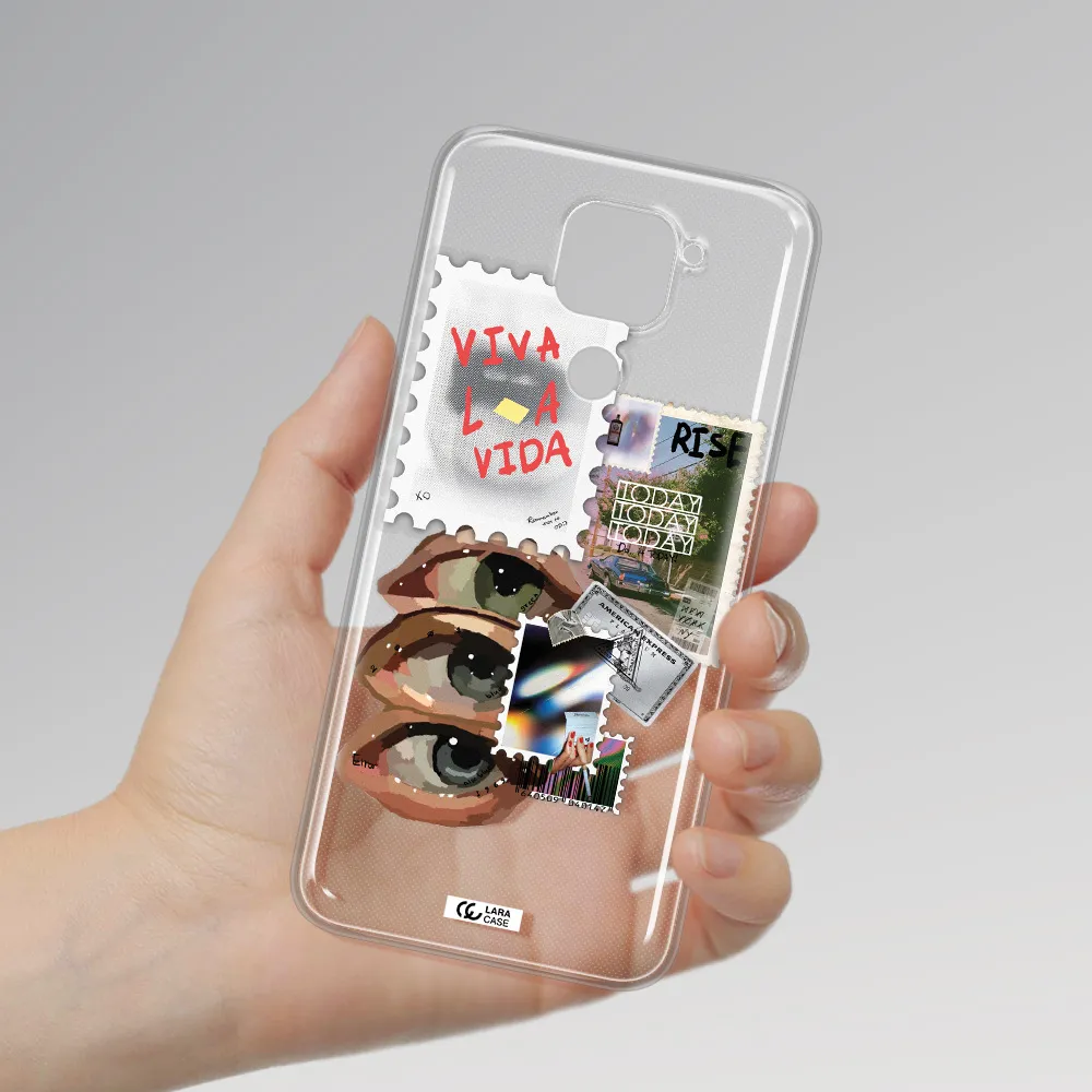 Stamp Xiaomi Redmi Note 9 Clear TPU Case