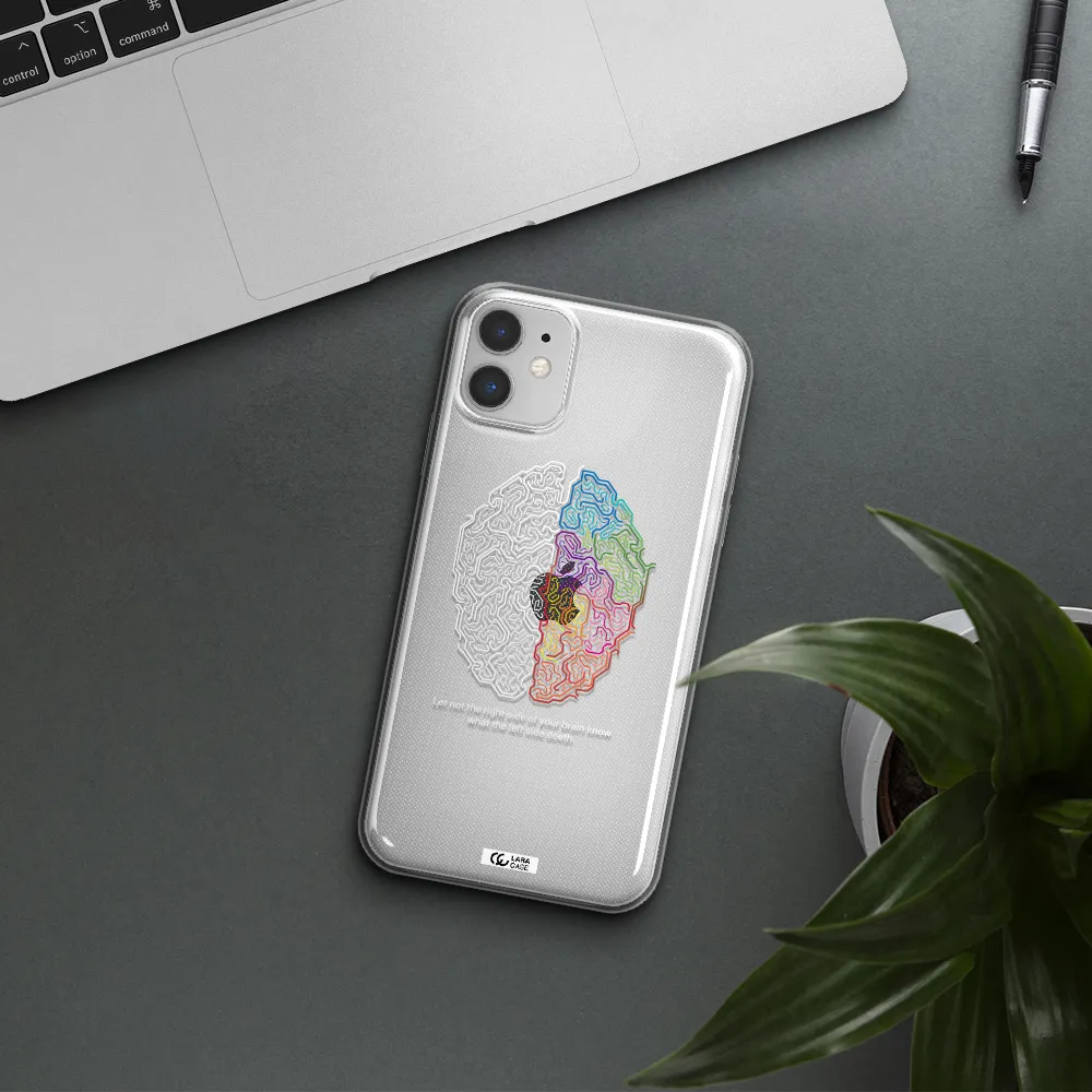 Brain Apple iPhone 11 Clear TPU Case