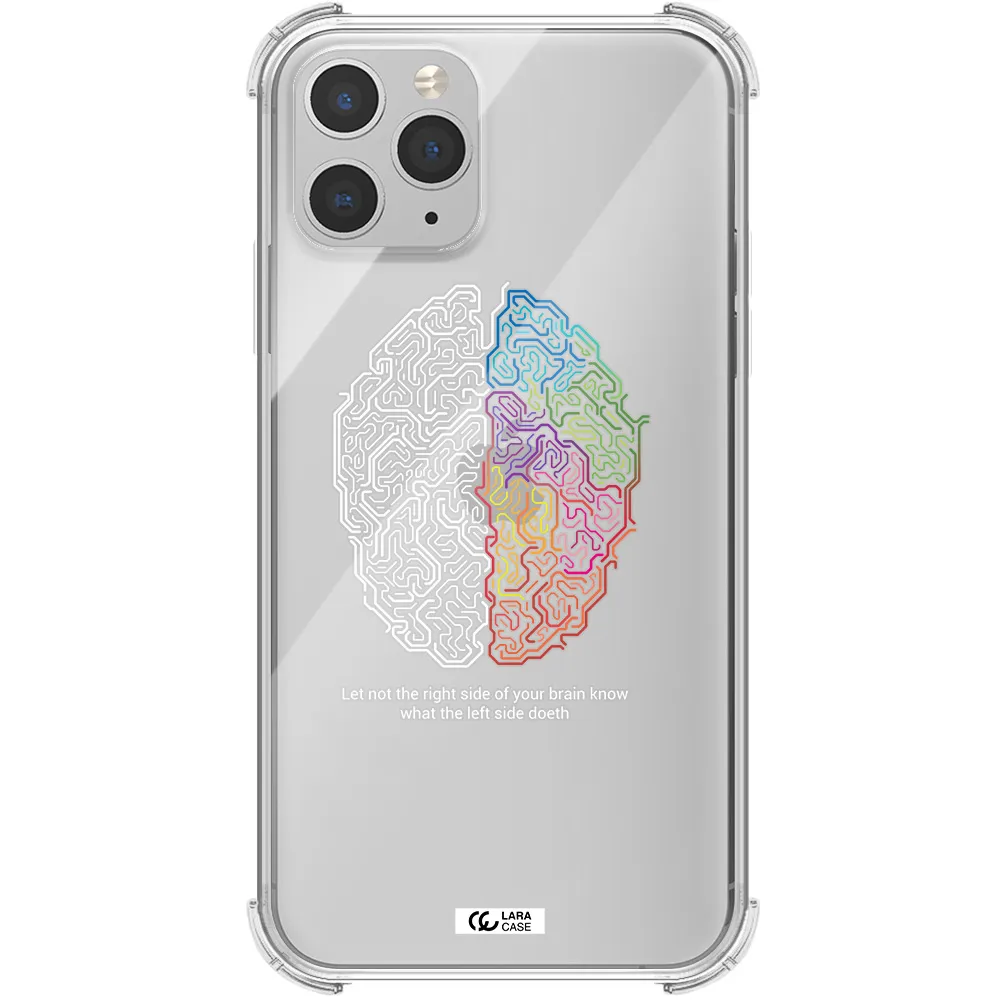 Brain Apple iPhone 11 pro Clear PC Case