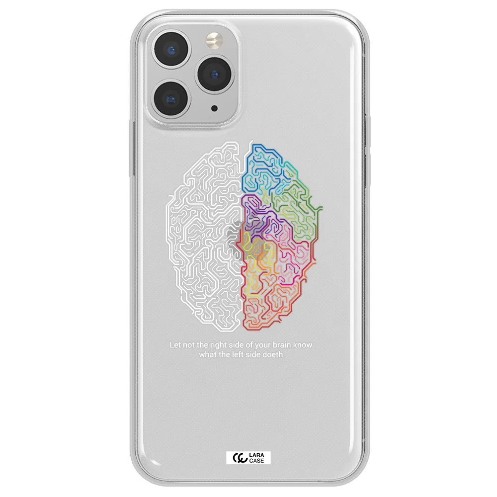 Brain Apple iPhone 11 pro Clear TPU Case