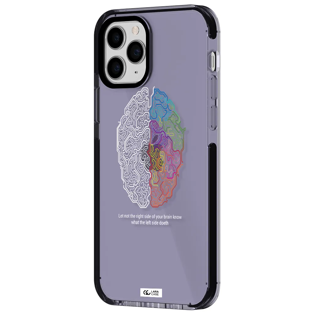 Brain Apple iPhone 11 pro max impact Lilac Case