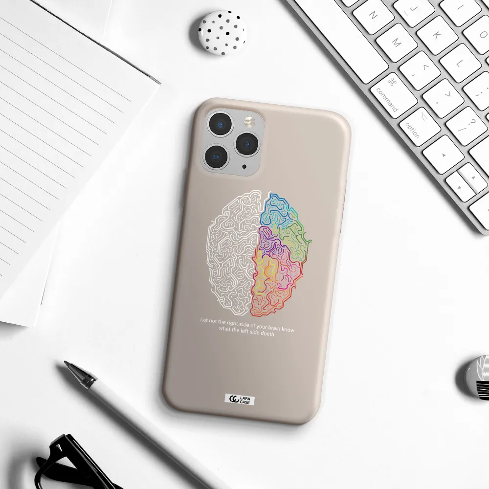Brain Apple iPhone 11 pro Silicone Stone Case