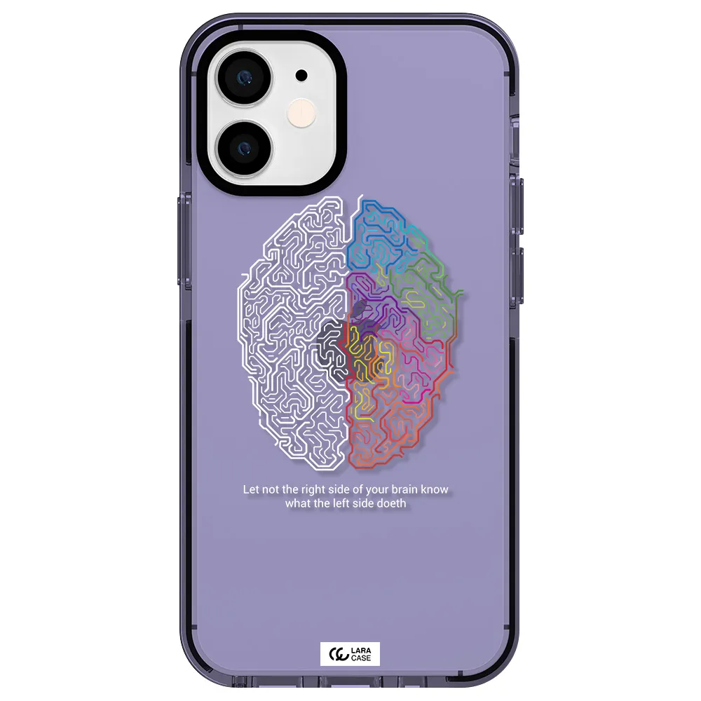 Brain Apple iPhone 12 mini impact Lilac Case