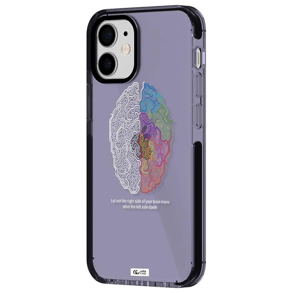 Brain Apple iPhone 12 mini impact Lilac Case