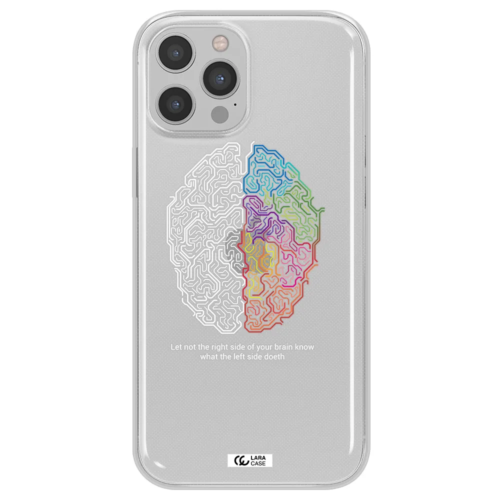 Brain Apple iPhone 12 pro Clear TPU Case