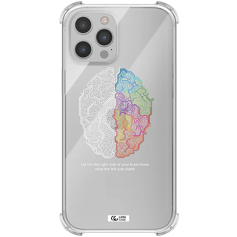 Brain Apple iPhone 12 pro max Clear PC Case