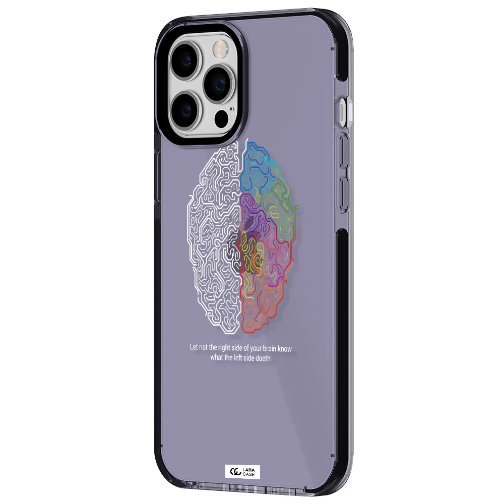 Brain Apple iPhone 12 pro max impact Lilac Case