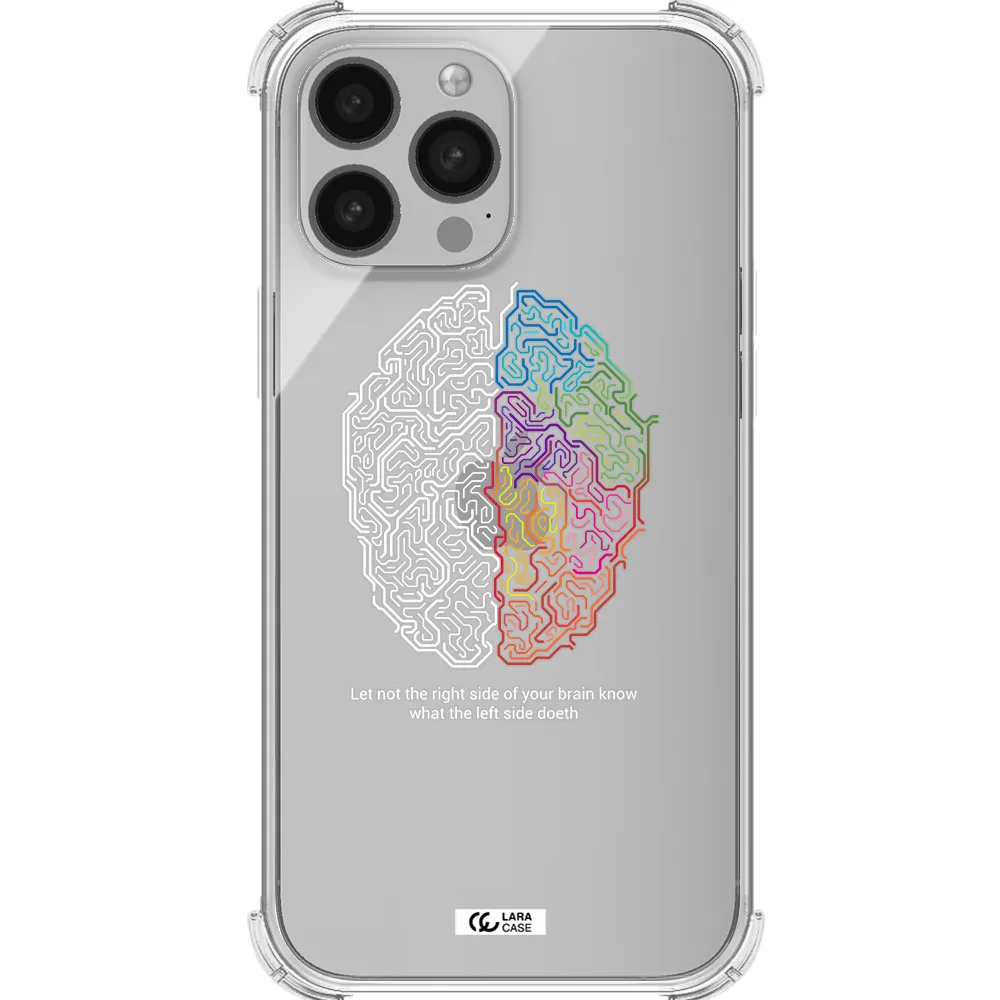 Brain Apple iPhone 13 Pro Clear PC Case