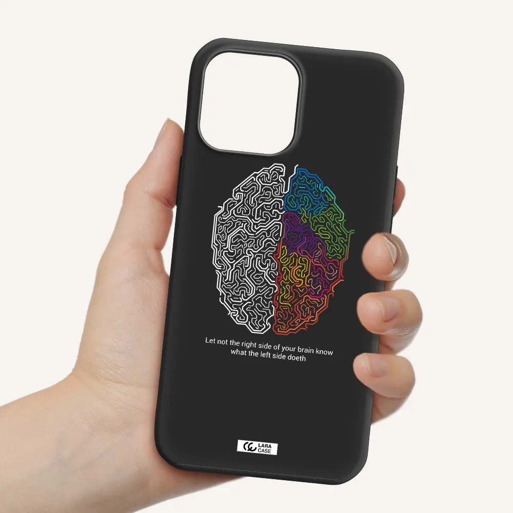 Brain Apple iPhone 13 Pro Silicone black Case