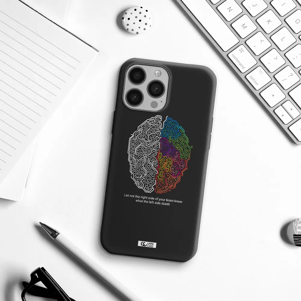 Brain Apple iPhone 13 Pro Silicone black Case