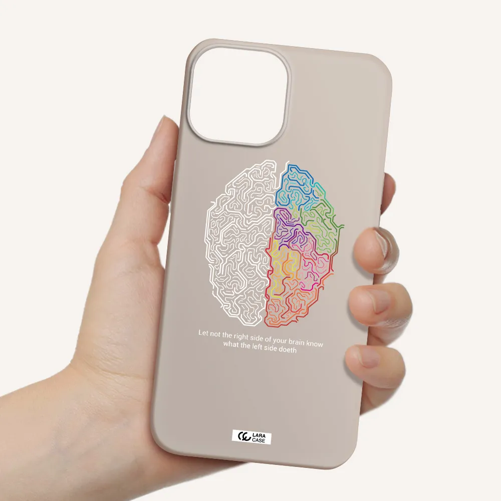 Brain Apple iPhone 13 Silicone Stone Case