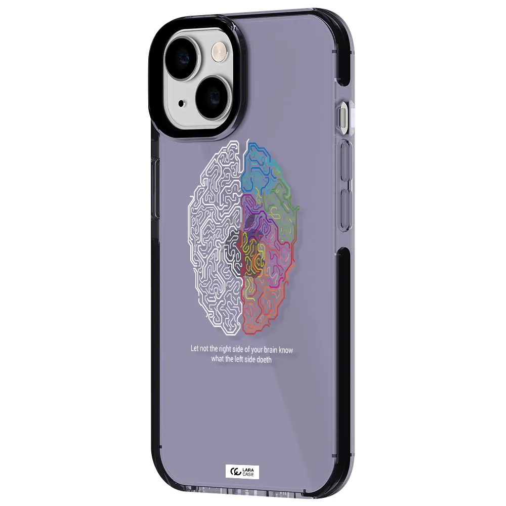 Brain Apple iPhone 14 impact Lilac Case
